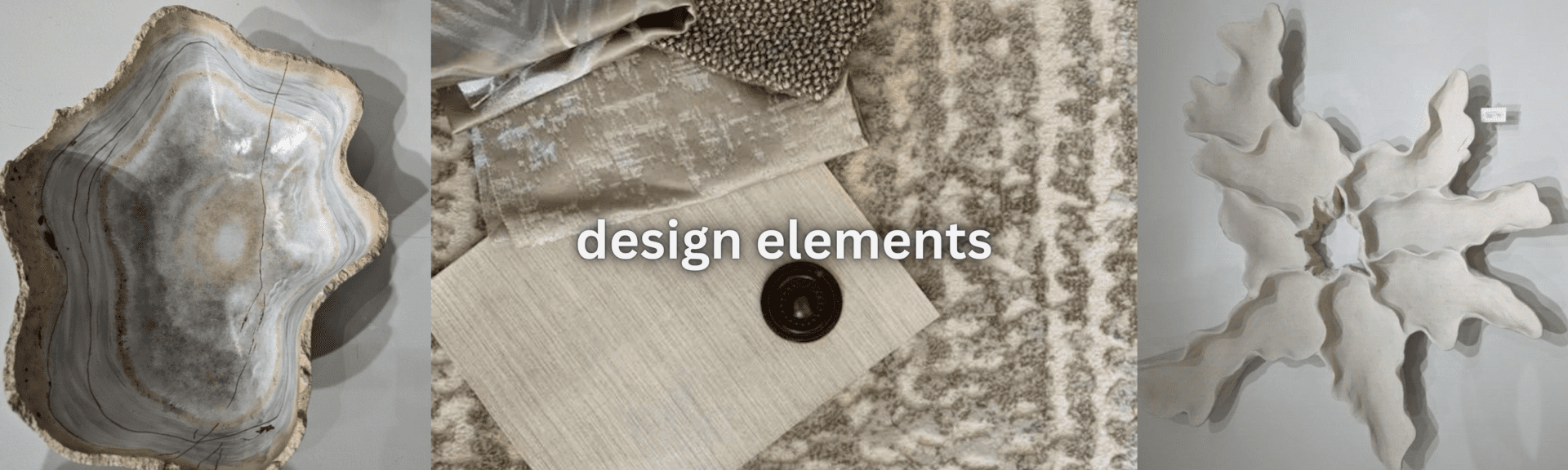 A button that says design elements on it.